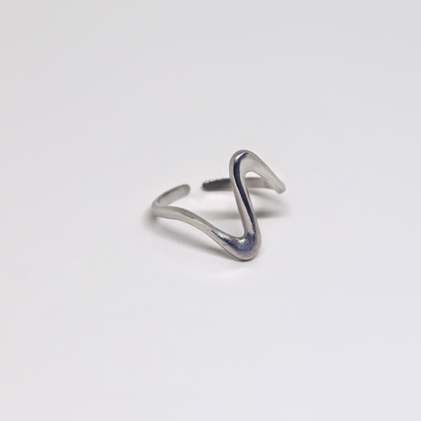 BAGUE WAVE #2 ∙ Silver